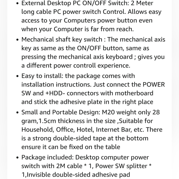 Desktop Power Switch - Picture 5 of 5